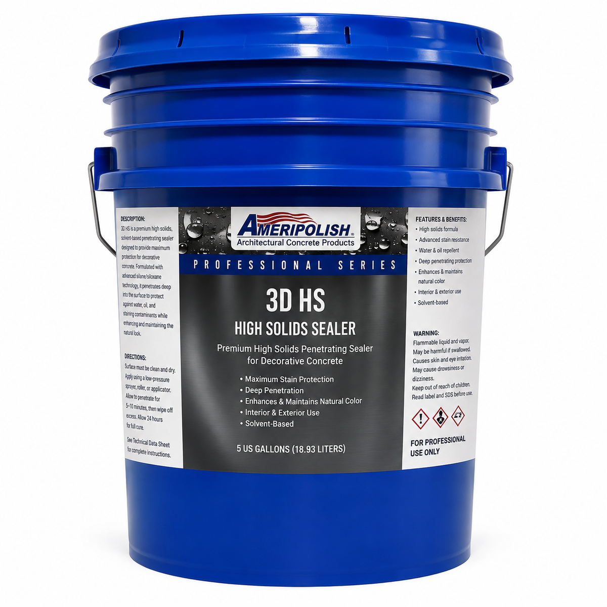 5 GALLON AMERIPOLISH 3D HS BPBL
