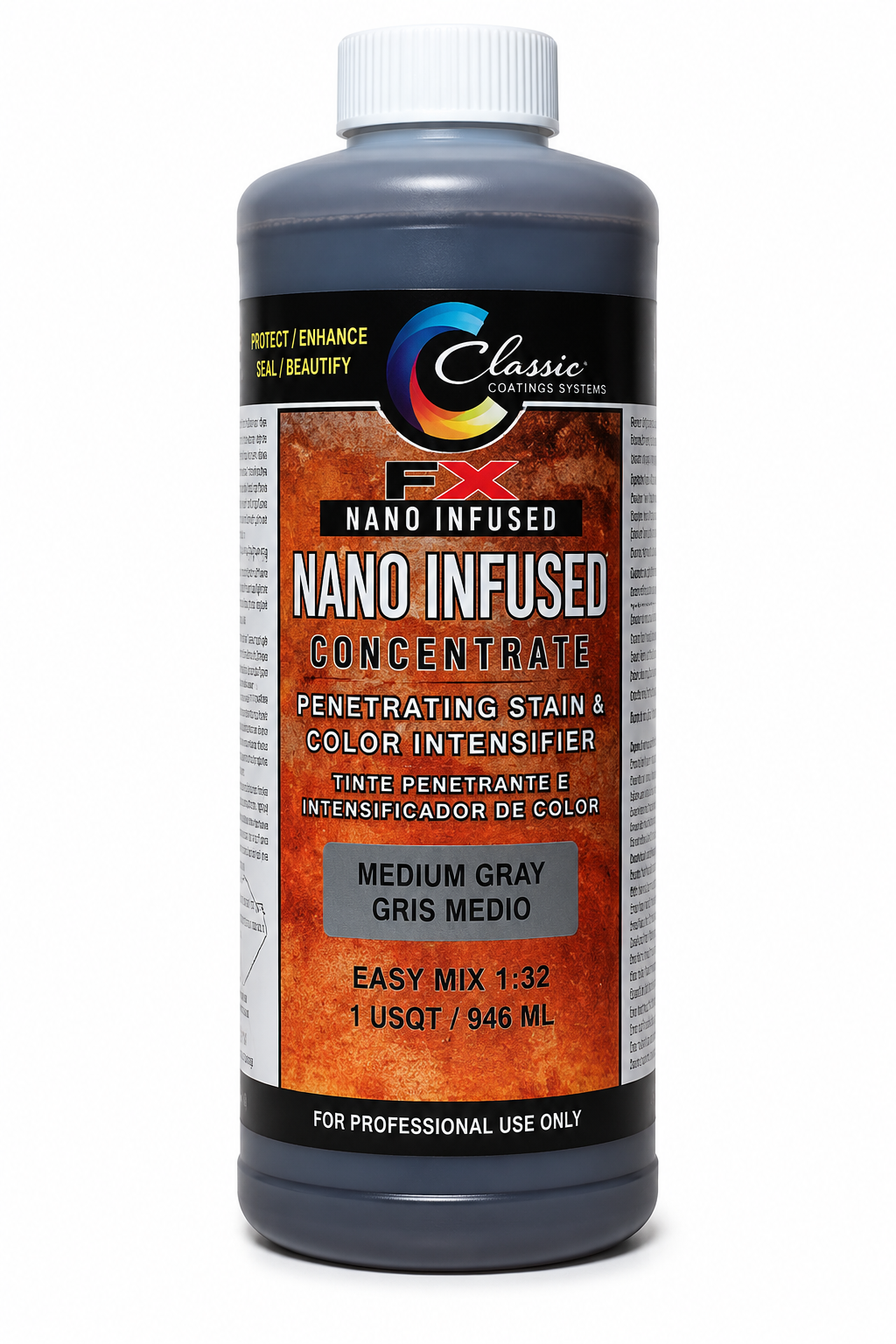Classic Coatings FX Nano Infused Concentrate – Medium Gray