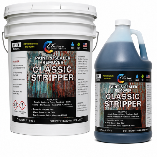 CLASSIS COATINGS SYSTEMS - PAINT & SEALER REMOVER - CLASSIC STRIPPER