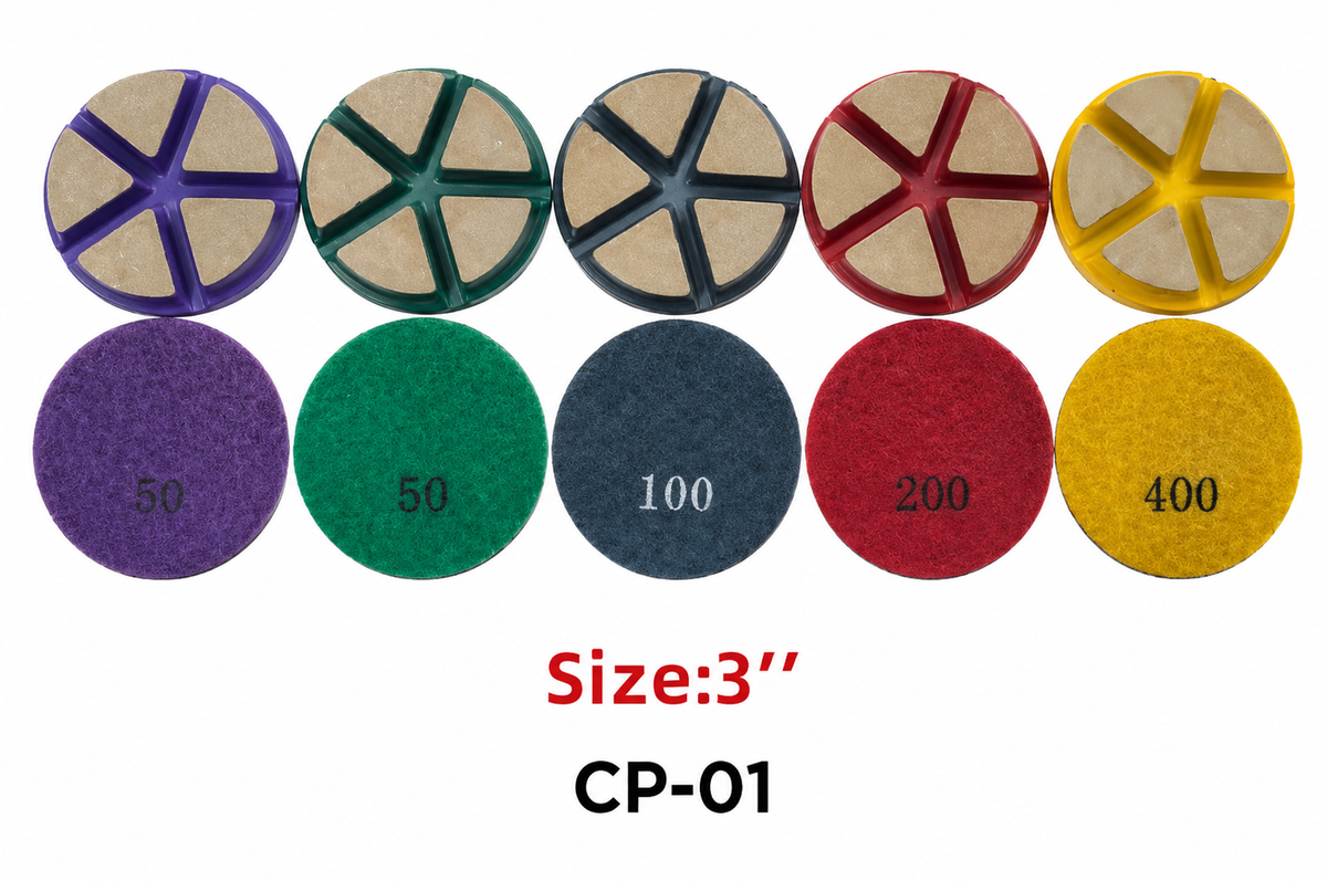 Ceramic Transitional Polishing Pad 3" #100 Grit