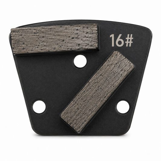 Double Bar Trapezoid Metal Bond Diamond Tool - #16 Grit