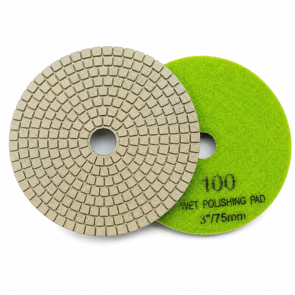 Wet Diamond Polishing Pad - 3" #100 Grit