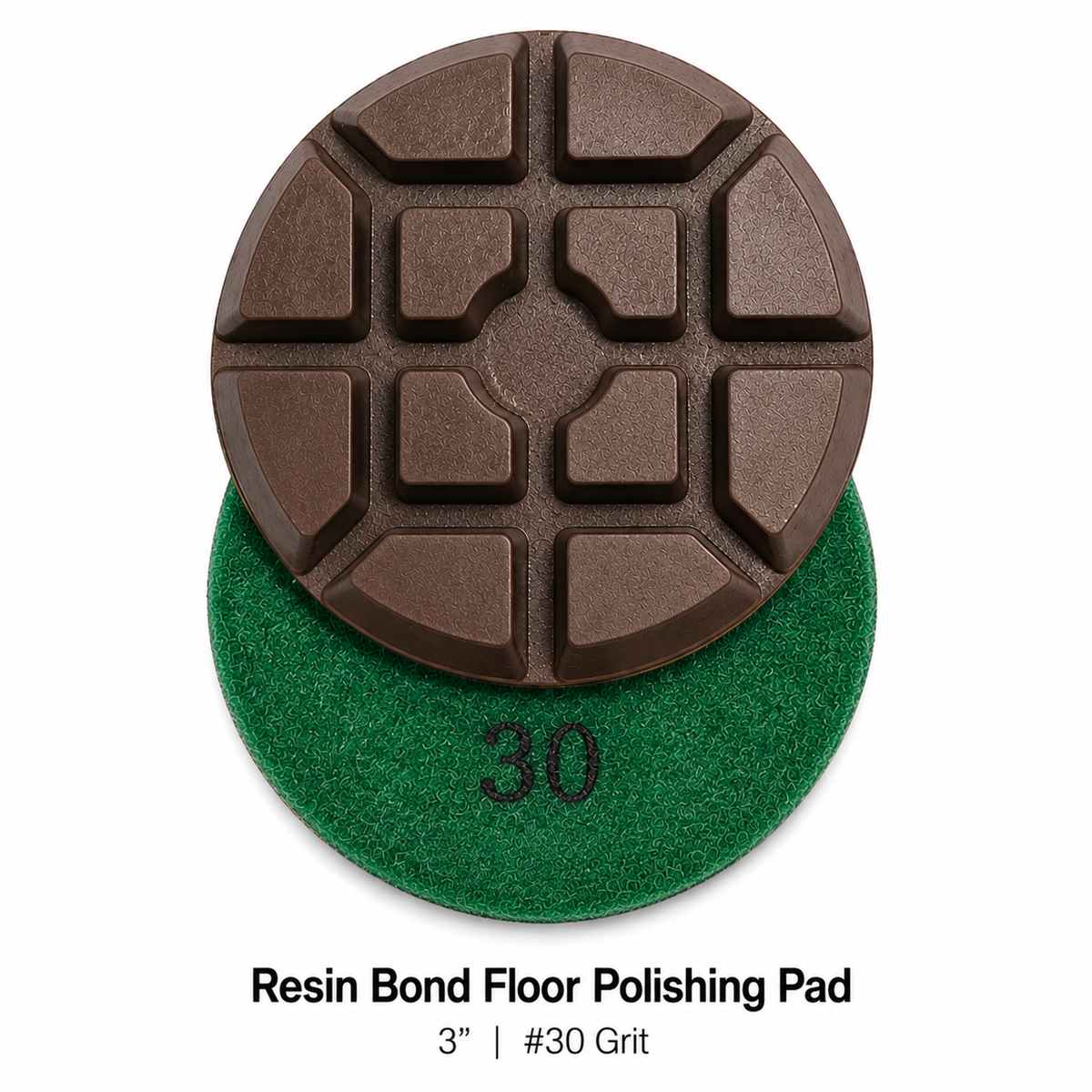 Resin Bond Floor Polishing  Pad 3'' #30 Grit