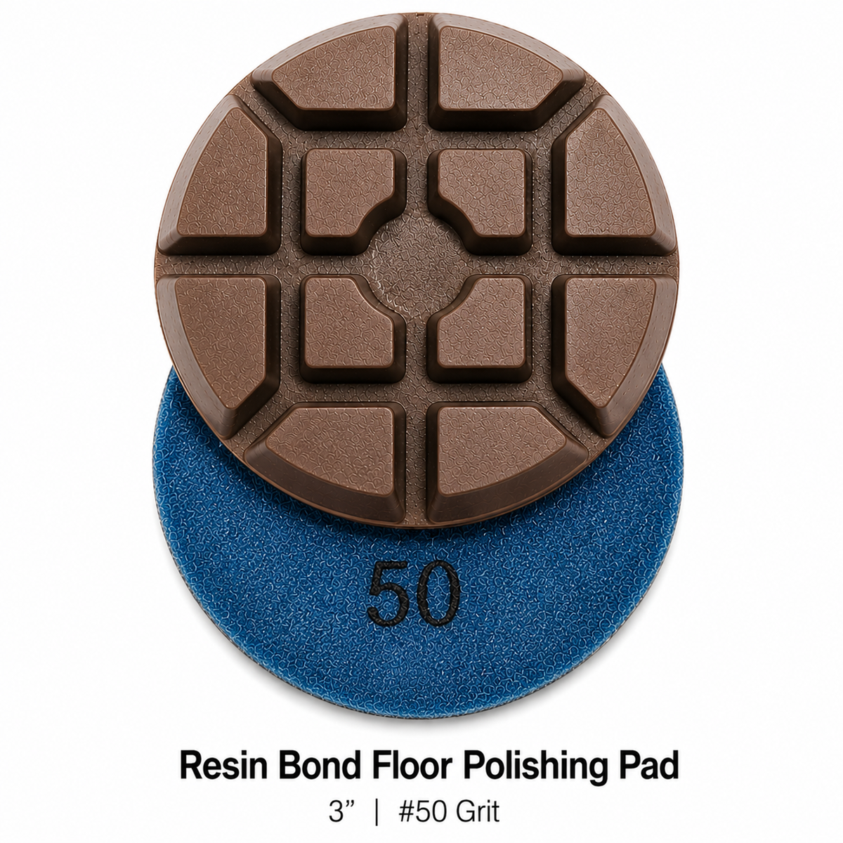 Resin Bond Floor Polishing  Pad 3'' #50 Grit