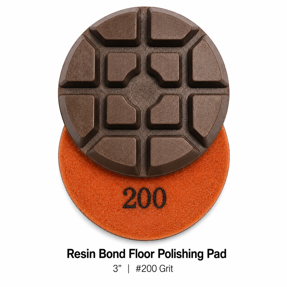 Resin Bond Floor Polishing  Pad 3'' #200 Grit