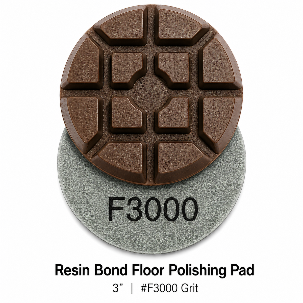Resin Bond Floor Polishing Pad 3'' #F3000 Grit