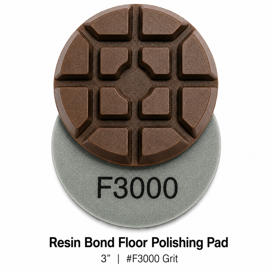 Resin Bond Floor Polishing Pad 3'' #F3000 Grit