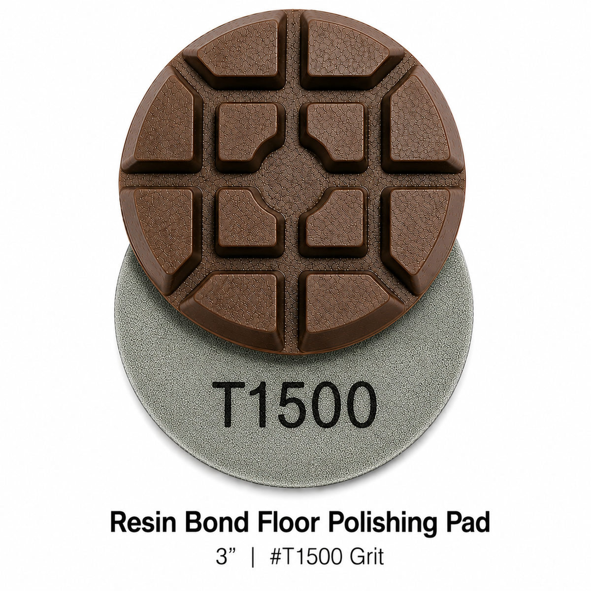 Resin Bond Floor Polishing Pad 3'' #T1500 Grit