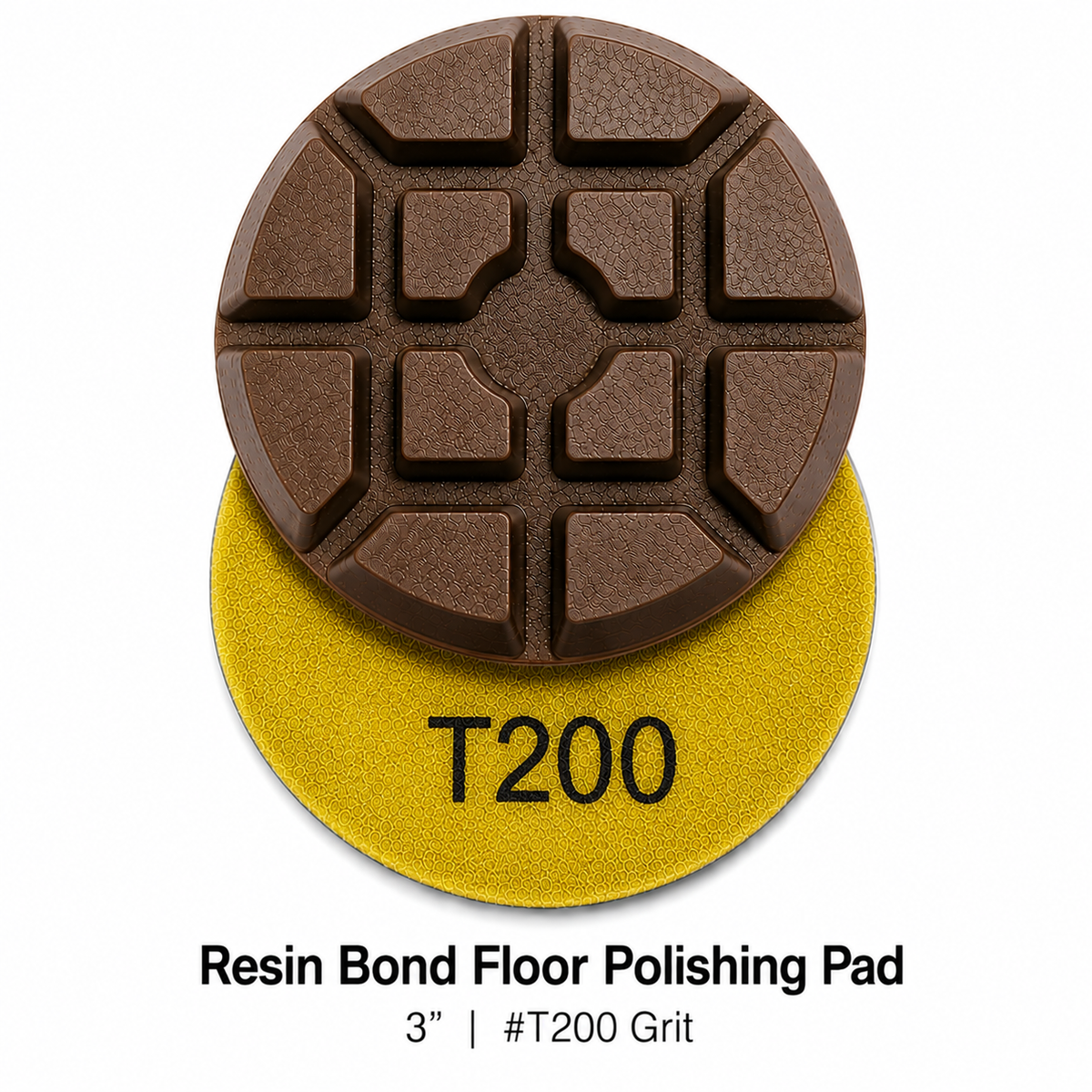 Resin Bond Floor Polishing Pad 3'' #T200 Grit