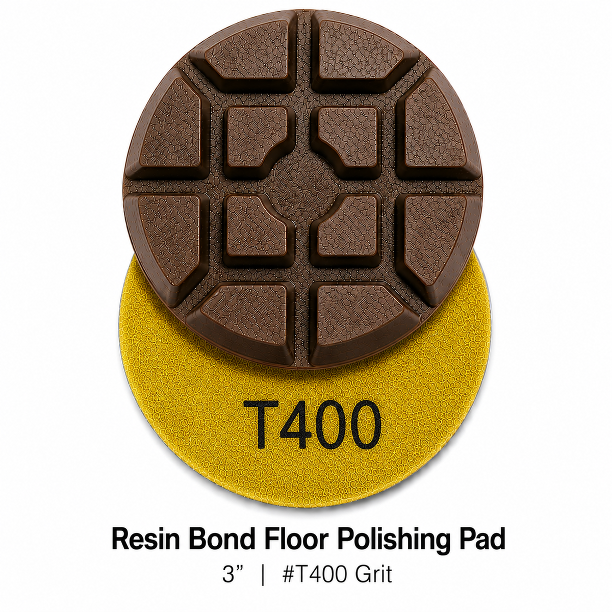 Resin Bond Floor Polishing Pad 3'' #T400 Grit