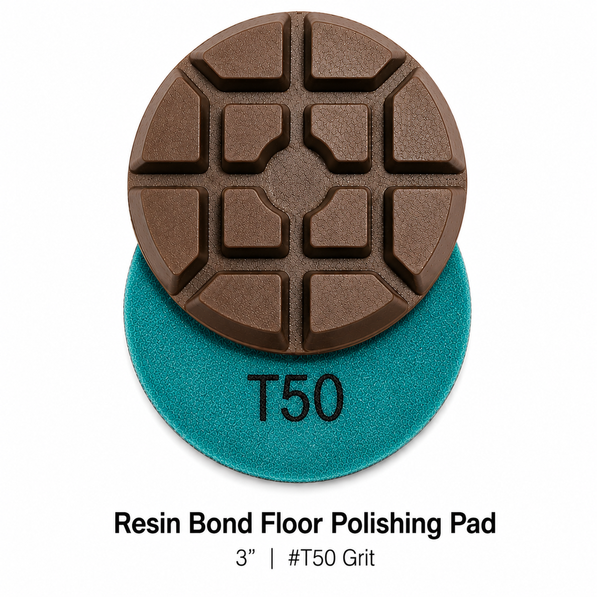 Resin Bond Floor Polishing  Pad 3'' #T50 Grit