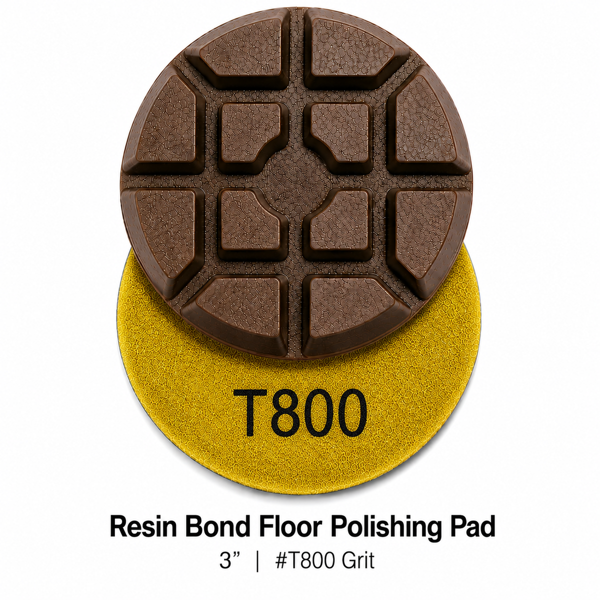 Resin Bond Floor Polishing Pad 3'' #T800 Grit