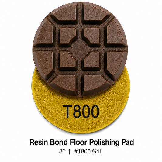 Resin Bond Floor Polishing Pad 3'' #T800 Grit