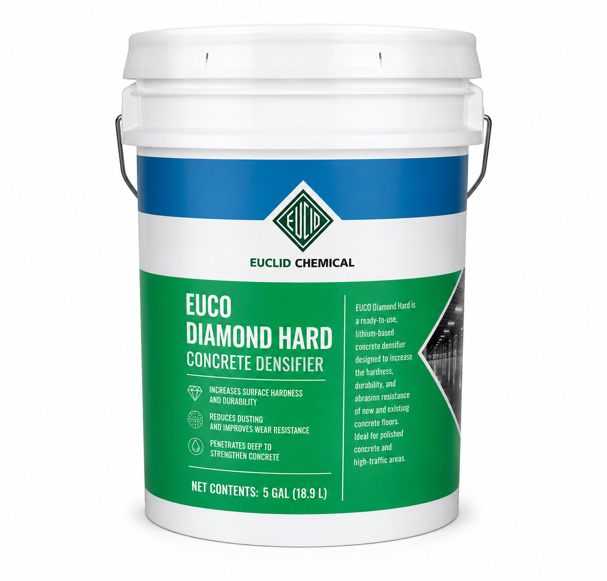 Euclid Chemical Euco Diamond Hard Concrete Densifier 5 GL