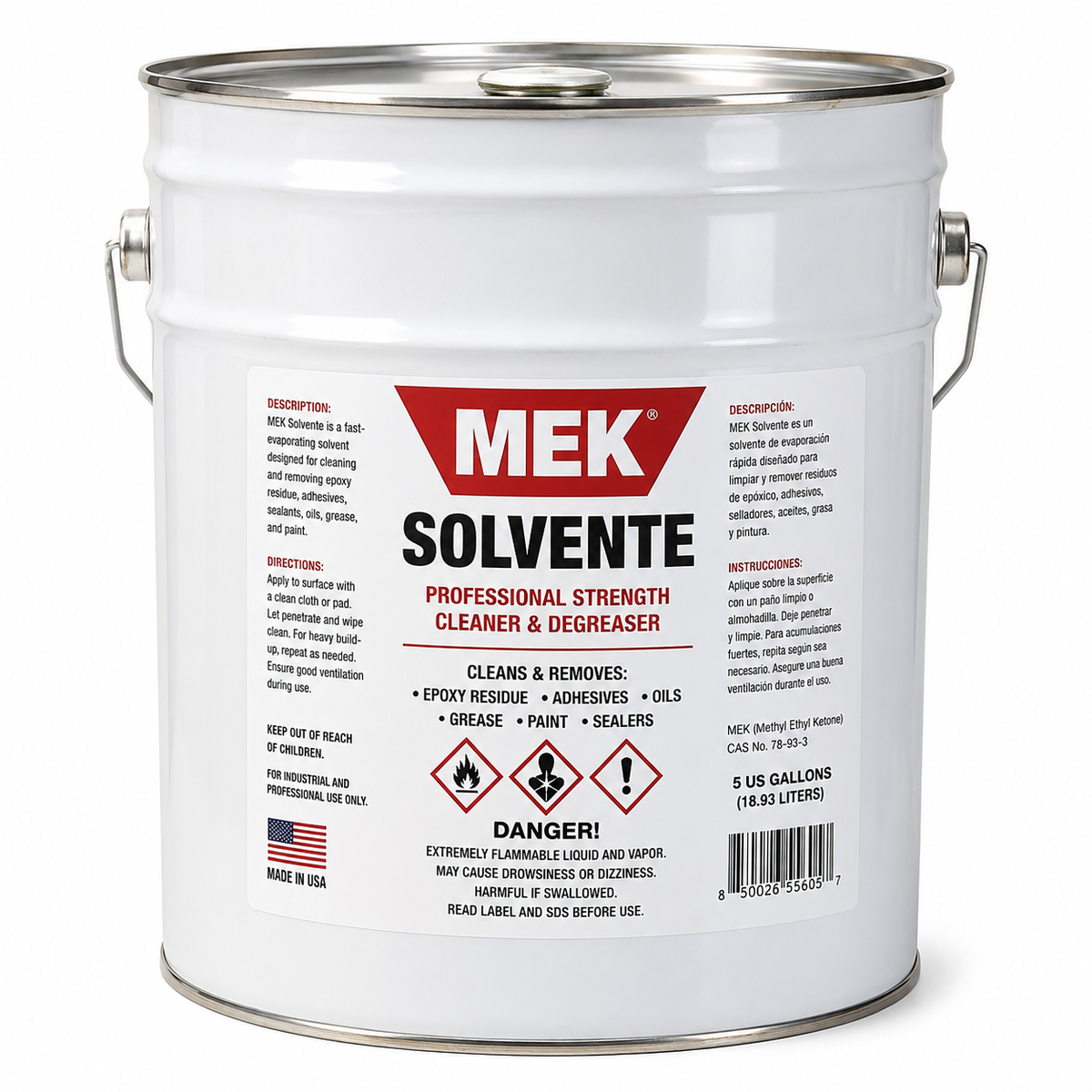 Mek Solvente 5 Gal
