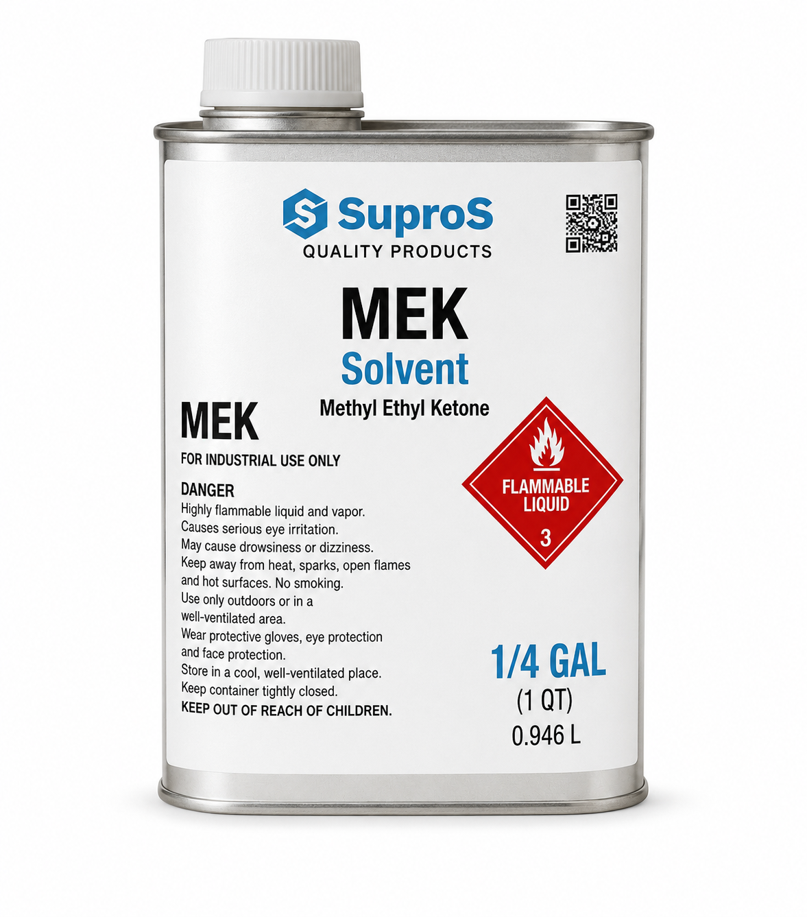 MEK Solvent - 1/4 Gal (1 Qt)