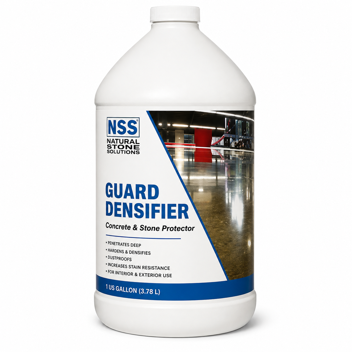 NATURAL STONE SOLUTIONS - GUARD DENSIFIER - CONCRETE & STONE PROTECTOR 1Gal