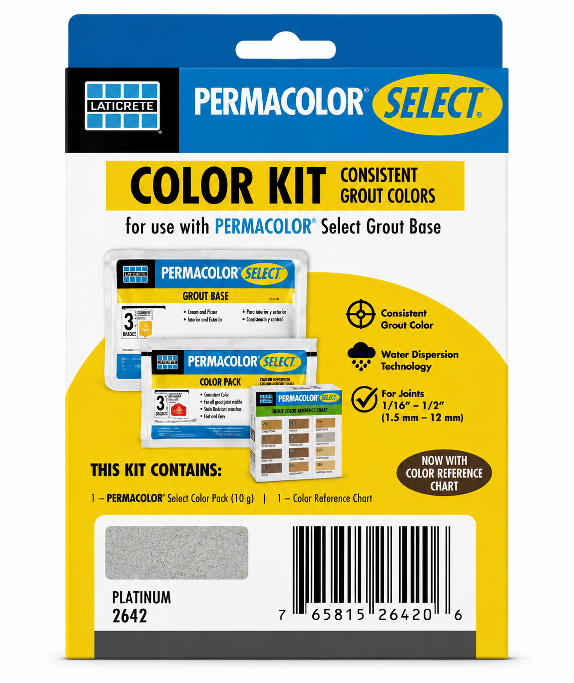 LATICRETE PERMACOLOR Select Color Kit - Platinum 2642