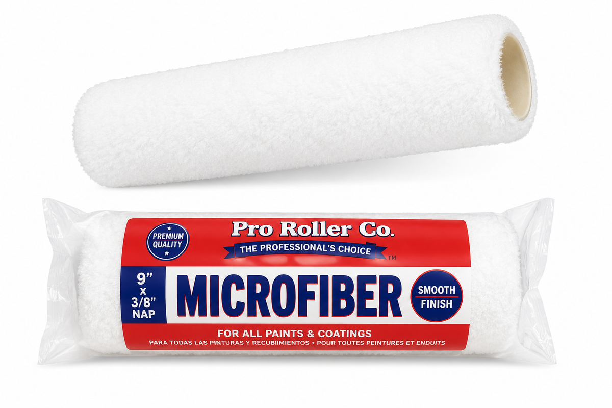 PRO ROLLER CO / 9" x 3/8" Microfiber Cover