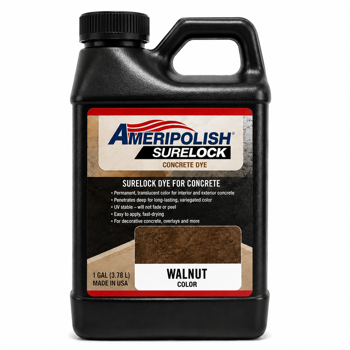 AMERIPOLISH DYE WALNUT SURELOCK 1 GAL