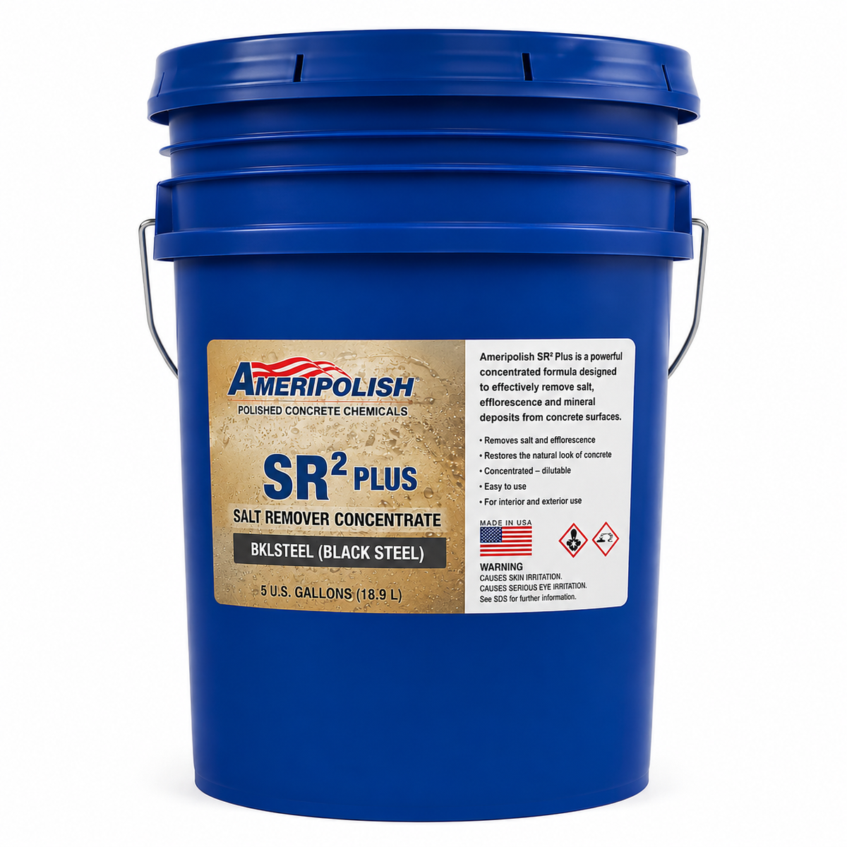 AMERIPOLISH SR2 PLUS 5 GAL BKLSTEEL