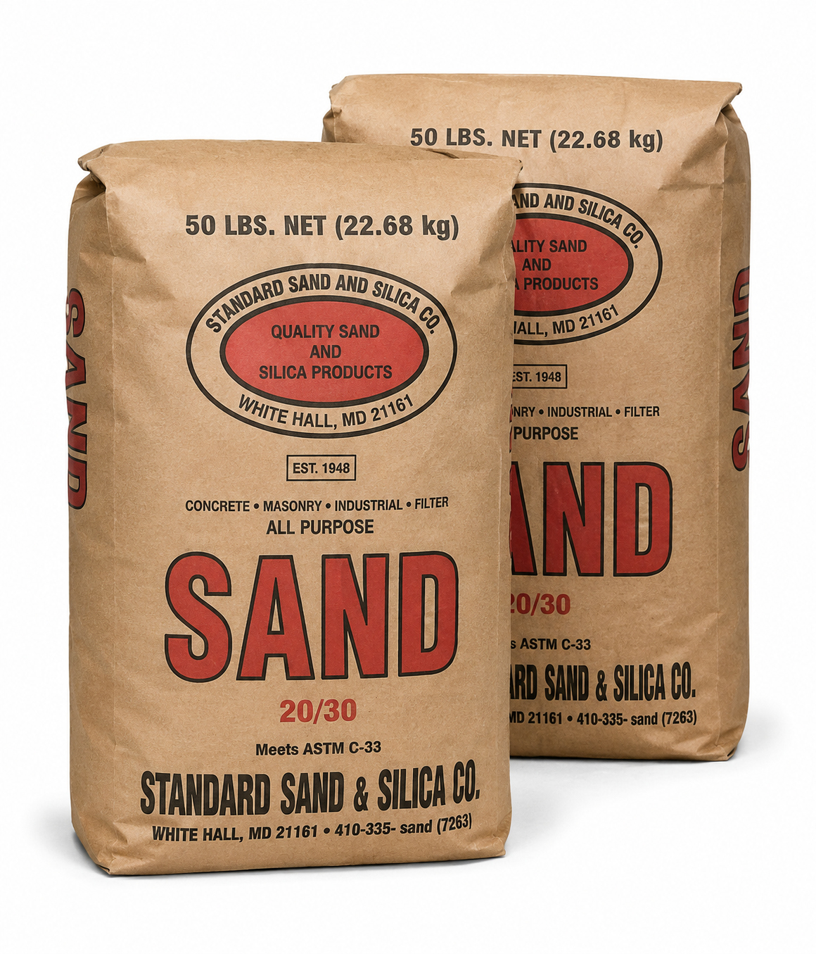 Standard Sand & Silica 20/30 - 50 lb Bag