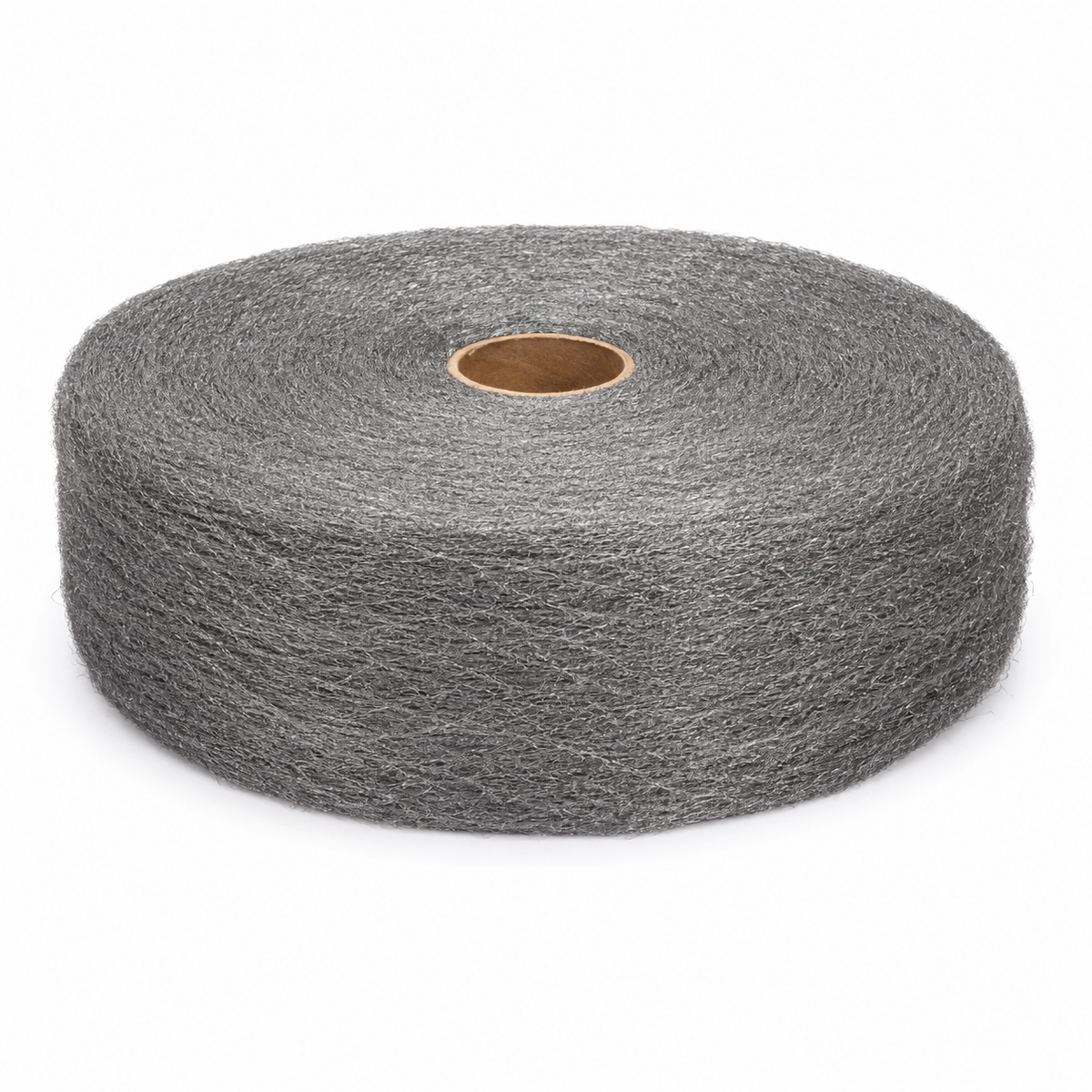 4" Wide Reeled Steel Wool Roll - Grade #2 5 lb