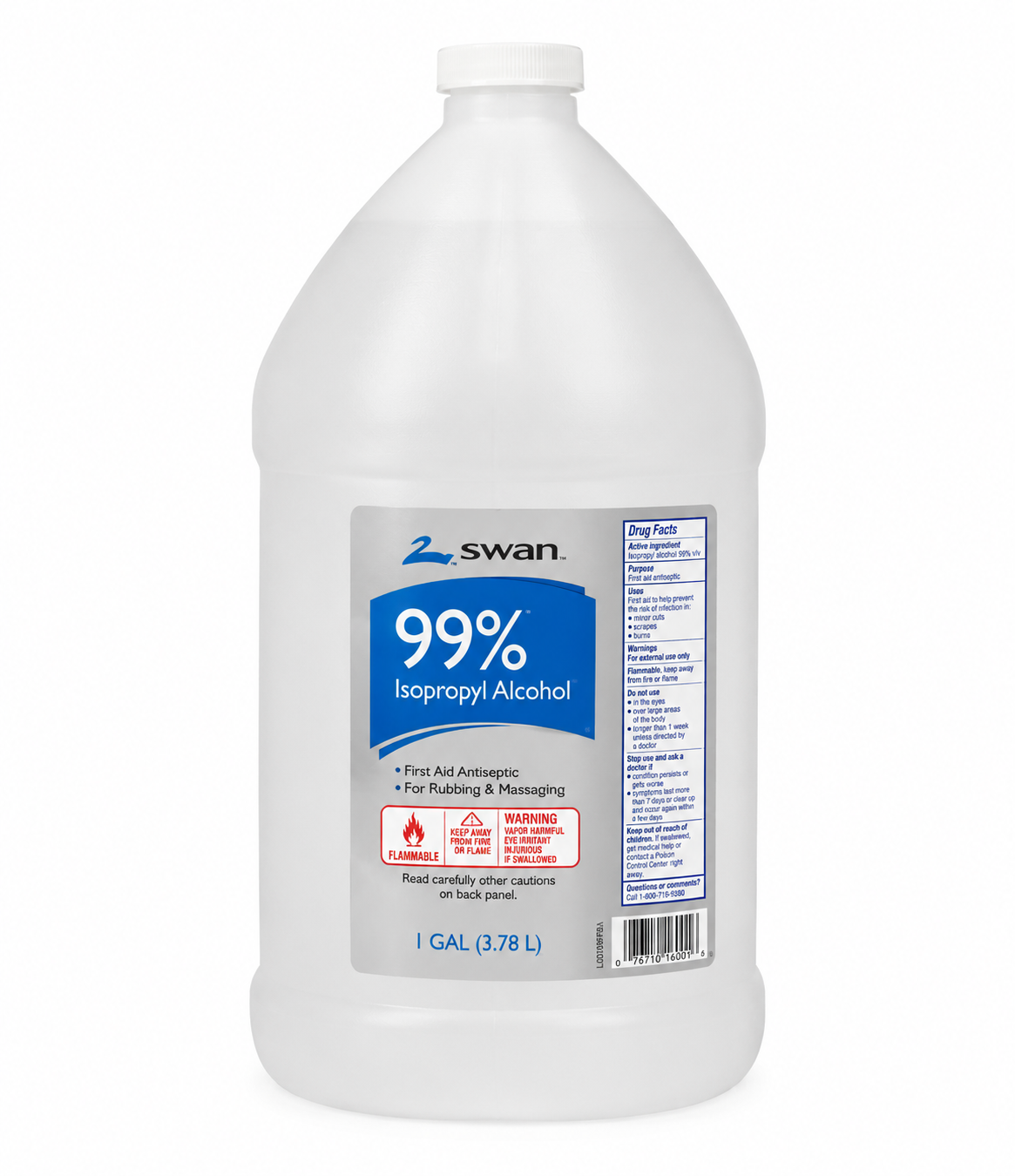 Swan 99% Isopropyl Alcohol 1 Gal.