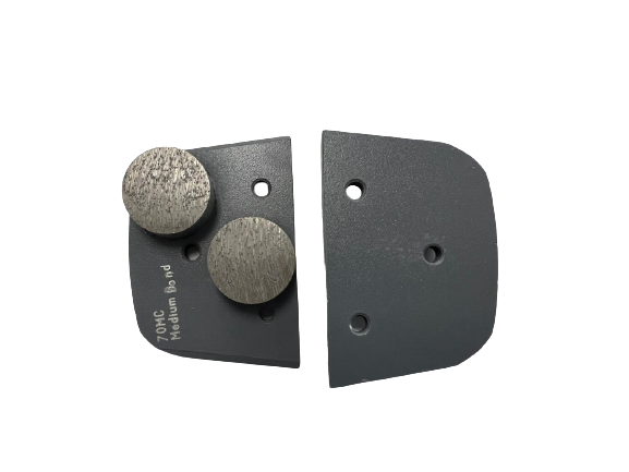 Syntec 70 2 round segment medium bond fast change 10mm grey #SF22610R70