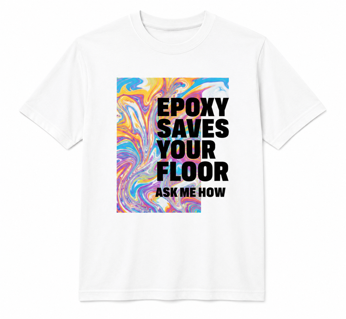 Supros T-Shirt - Epoxy Saves Your Floor - Beige