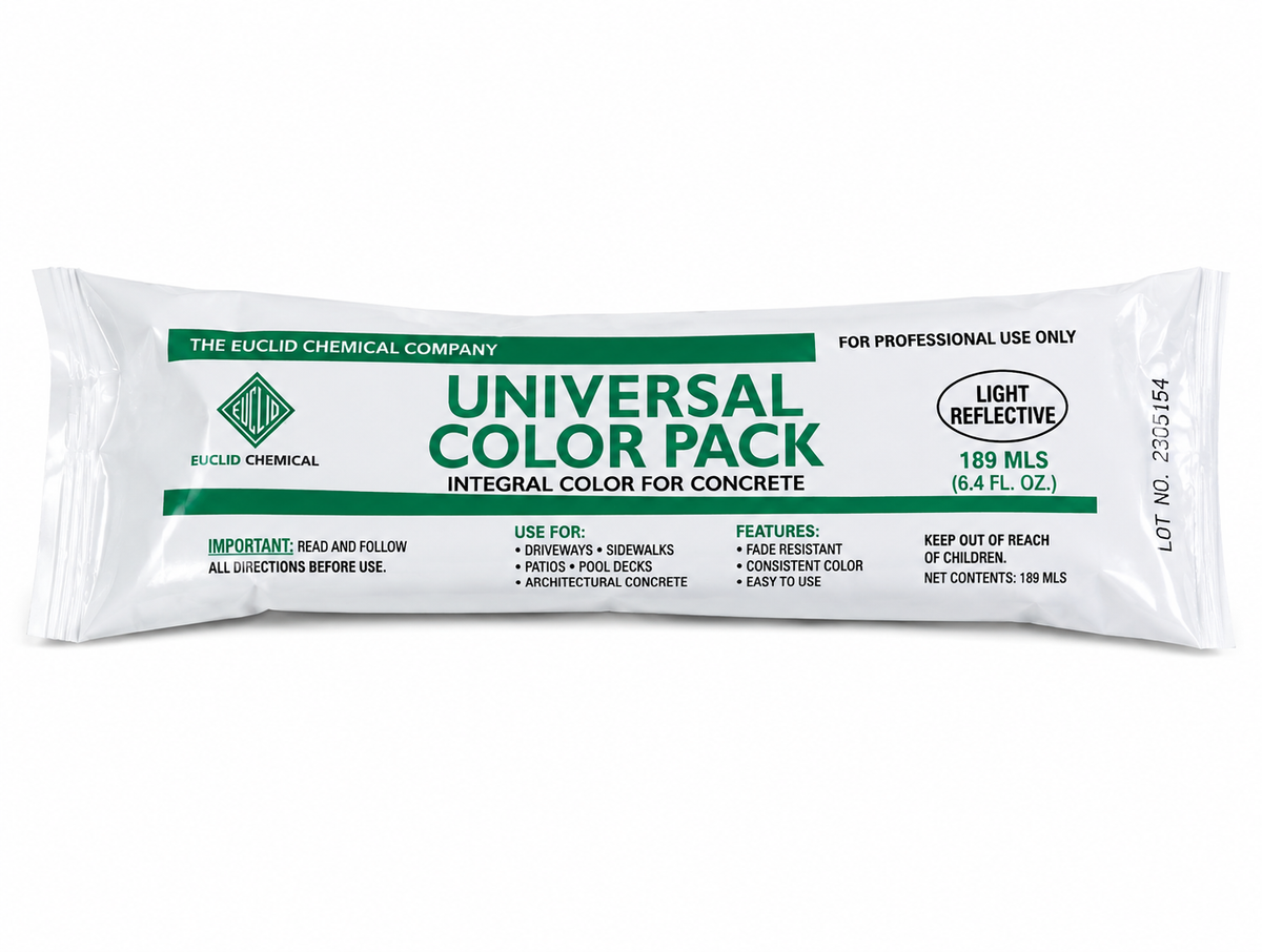 EUCLID CHEMICAL - UNIVERSAL COLOR PACK - 189 MLS LIGTH REFLECTIVE - 1 BAR - DECORATIVE CONCRETE