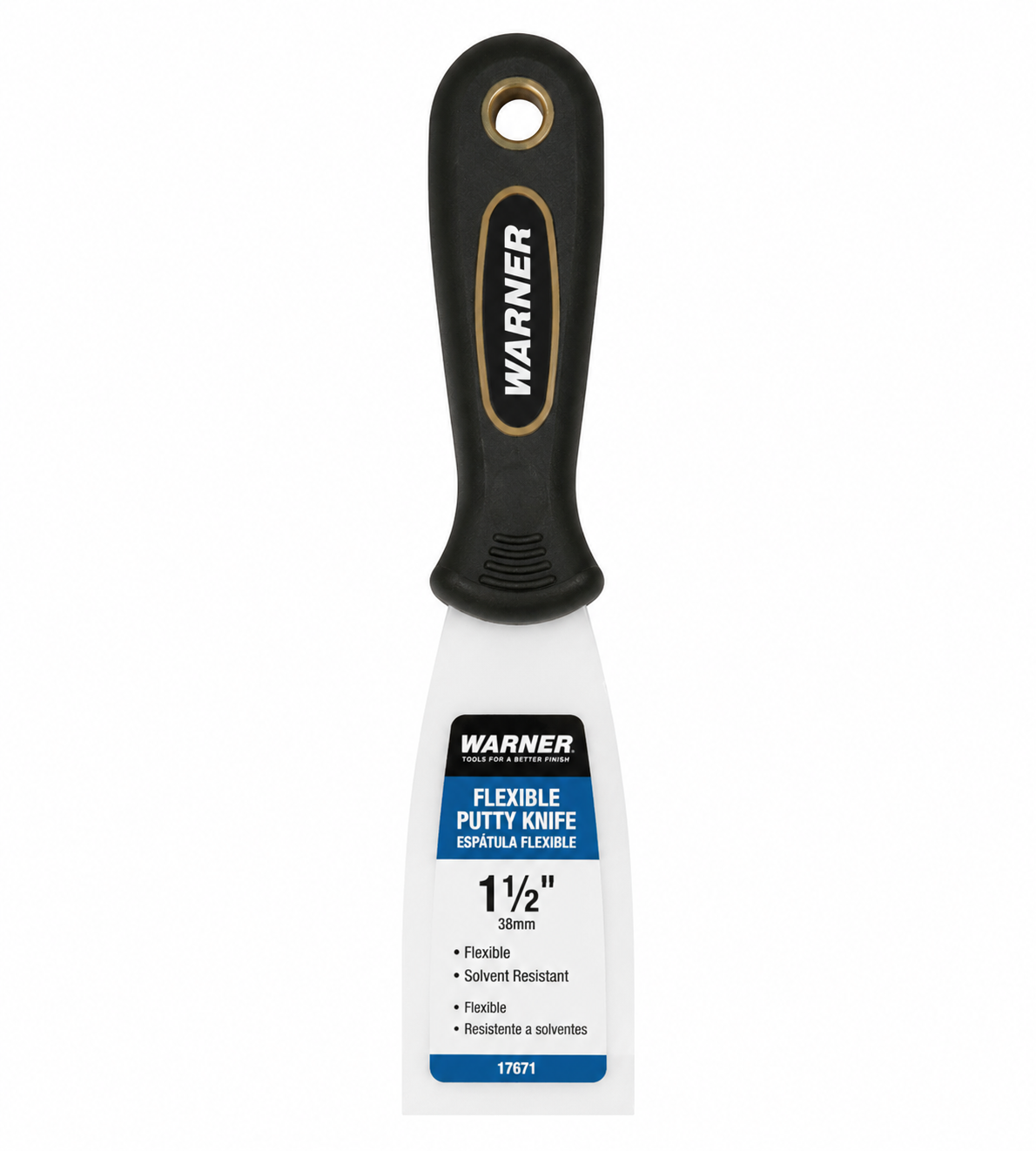 Warner Plastic Flexible Putty Knife - 1-1/2"