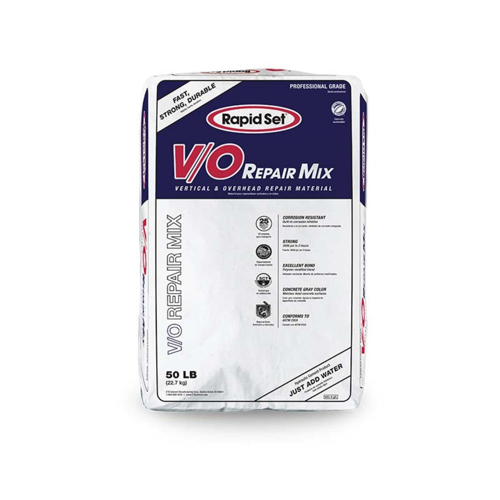 Rapid Set V/O Repair Mix Vertical Overhead Repair Mix - 50 lbs